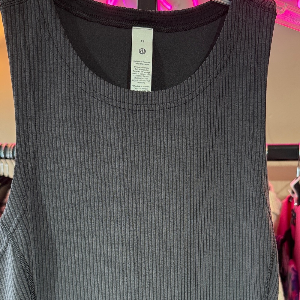 lululemon Ribbed Softstreme Slim Fit Tank Dress - Picture 4 of 8